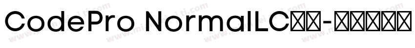 CodePro NormalLC字体字体转换